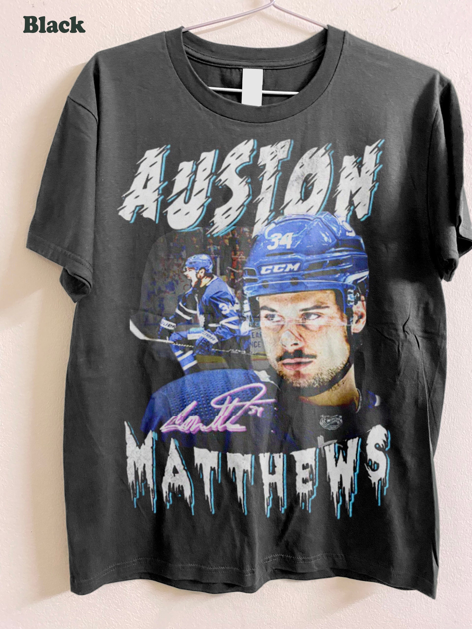 Auston Matthews' custom “ugly sweater” skates tonight : r/hockey