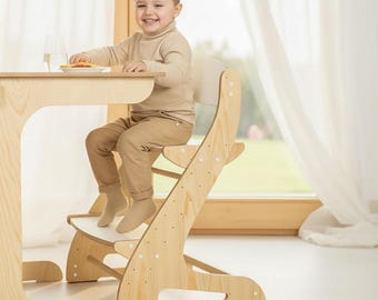 Sedia regolabile per bambini – Seduta ergonomica per bambini dai 3 ai 10 anni