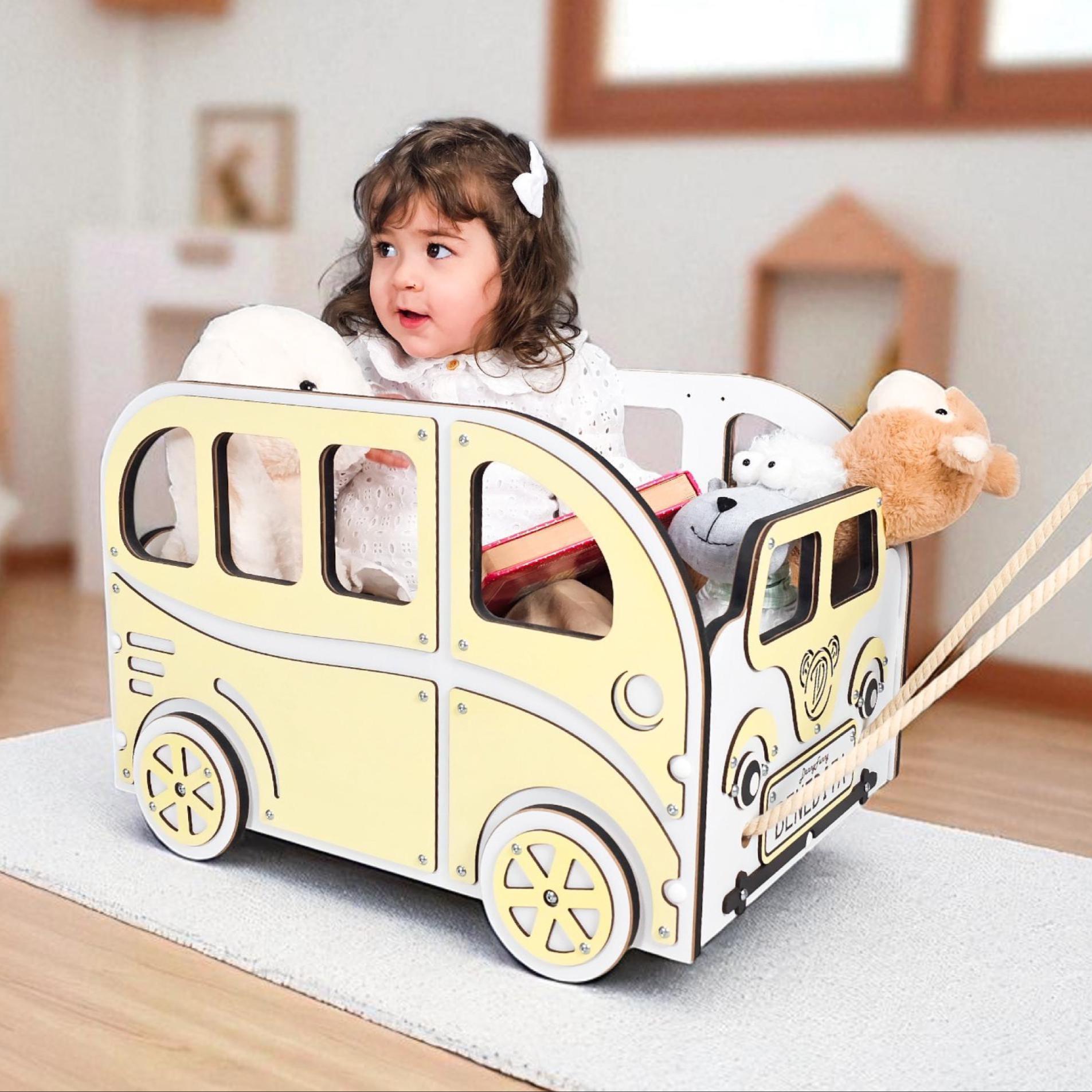 Coffre à Jouets Mamas & Papas En Chêne – Marron, Meuble Chambre Enfant – Occasion