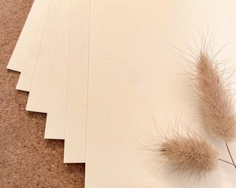 Cardstock "Structure Natural" DIN A4 | Kraft paper | Invitation cards | Wedding stationery | Paper sheets