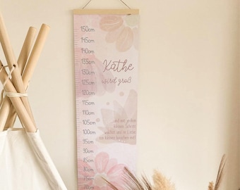 Flower Dream Height Chart | Height Chart | Gift Idea | Personalized Gift | Nursery Decor