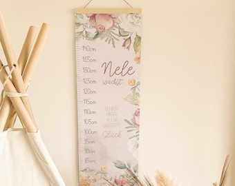 Flower Height Chart | Height Chart | Gift Idea | Personalized Gift | Nursery Decor