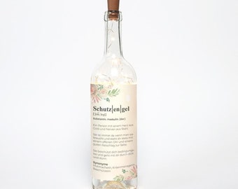 Lichterflasche "Schutzengel" | Geschenkidee | Deko-Idee | Geschenk Schutzengel