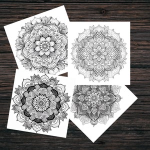 Mandala Coloring Book for Adults - Digital Download