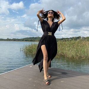 Hot low cut dresses hotsell