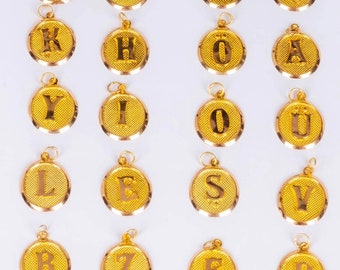 Collar con inicial de oro macizo de 14 quilates, collar con inicial personalizado, regalo personalizado, collar para mujer, regalo para el Día de la Madre