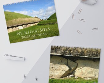 Neolithic Sites from Norway, Ireland, and Scotland Wall Calendars (2026)