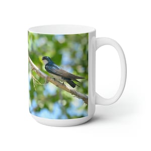 Tree Swallow Ceramic Mug 15oz