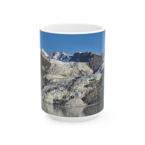 Glacier Landscape Scene Ceramic Mug