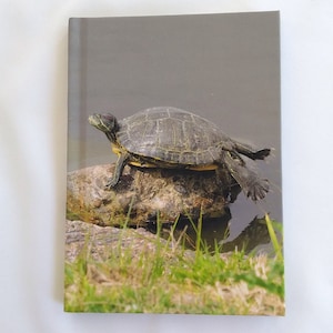 Red-eared Slider Turtle Hardcover Journal 8 &quot; X 5.75 &quot; 150-page Notebook
