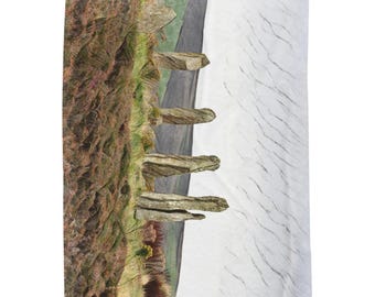 Standing Stones Scotland Super Soft Plush Throw/Blanket