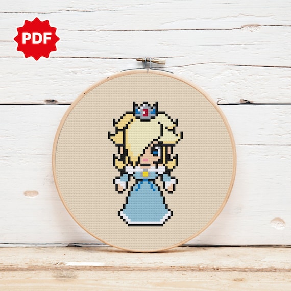 Princess Rosalina Cross Stitch Pattern | Rosalina Cross Stitch