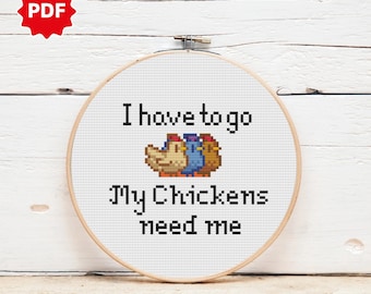 Stardew Valley kip kruissteek | Stardew Valley kruissteek | Stardew Valley kruissteekpatroon | Grappig spel kruissteekpatroon