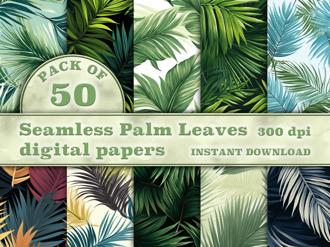 50-palm-leaves-digital-paper-palm-leaves-seamless-pattern-palm-prints