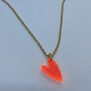 Herz Anhänger mit Halskette Bild 1
