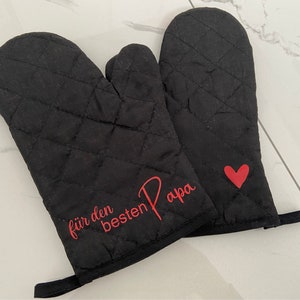 Baking gloves personalized/ grill gloves/ cooking gloves/ oven gloves/ Mother's Day/ chef gift/ Father's Day gift/ grill master image 5