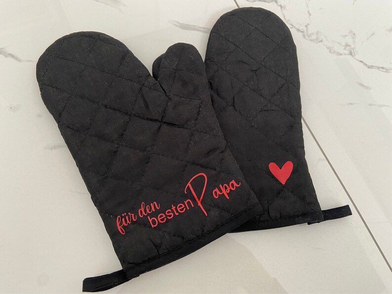 Baking gloves personalized/ grill gloves/ cooking gloves/ oven gloves/ Mother's Day/ chef gift/ Father's Day gift/ grill master image 5