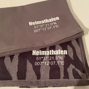 Geschirrtücher personalisiert/ Hochzeitsgeschenk/ Geschenkidee Hochzeit/ Mr. & Mrs. / Geschenk zur Standesamtlichen Trauung Geschirrtuch zebra