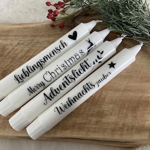 Merry Christmas/ Custom-made candles/ Custom-made candles with sayings/ Wish fulfillment/ Christmas candles/ Christmas decorations/ Promotional gifts for Christmas