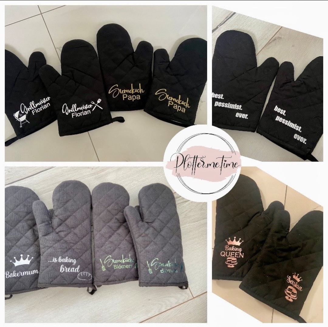 Personalized Oven Gloves/ Grill Gloves/ Cooking Gloves/ Oven Gloves