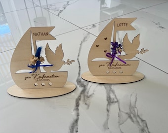 Geldgeschenk Taufe/ personalisiert Konfirmation/ Geldgeschenk Taufe/ Taufe/ Taufpaten/Taufgeschenk Junge / Konfirmation/Kommunion/