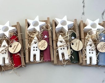 Regalo de Navidad/Recuerdo de Navidad/Regalo de amigo secreto/Regalo de Navidad/Eres maravilloso/Vela de Navidad para educadores