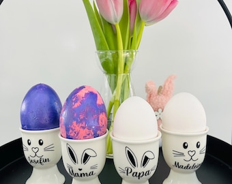 Personalisierte Eierbecher / Eierbecher / Osterdekoration / Ostermitbringsel/ Frühstückstisch