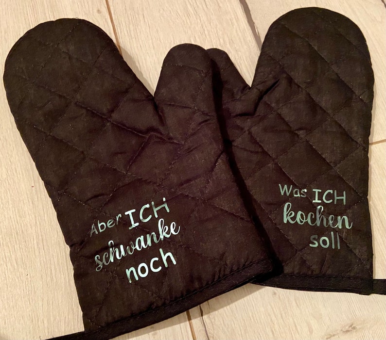 Baking gloves personalized/ grill gloves/ cooking gloves/ oven gloves/ Mother's Day/ chef gift/ Father's Day gift/ grill master image 4