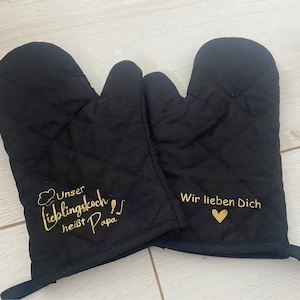 Baking gloves personalized/ grill gloves/ cooking gloves/ oven gloves/ Mother's Day/ chef gift/ Father's Day gift/ grill master image 6