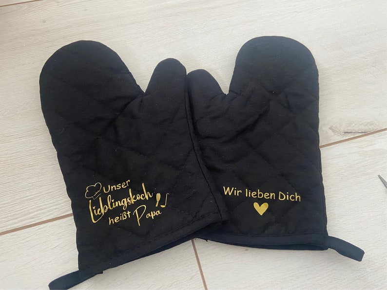 Baking gloves personalized/ grill gloves/ cooking gloves/ oven gloves/ Mother's Day/ chef gift/ Father's Day gift/ grill master image 6