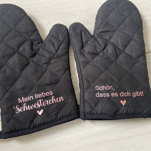 Baking gloves personalized/ grill gloves/ cooking gloves/ oven gloves/ Mother's Day/ chef gift/ Father's Day gift/ grill master image 3