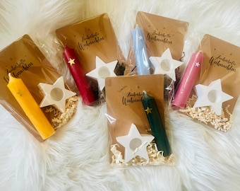 Weihnachtskarte/ Kleinigkeit Weihnachten/ Frohe Weihnachten/ Weihnachtsgeschenk Erzieherin/ Lehrerin/ Weihnachtsmitbringsel/ Weihnachtskerze