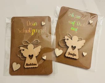 Schutzengel personalisiert/ Engel/ Konfirmationsgeschenk/ Taufgeschenk/ Einschulung/ Kleinigkeit Schultüte/ Kleinigkeit Führerschein/