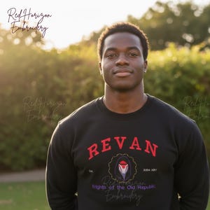 Knights of the Old Republic Revan Sweatshirt – Star Wars Geeky Hoodie, Stylish Gaming Apparel for Fans