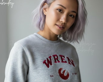 Star Wars Rebels Sweatshirt, bestickter Galaxy-Hoodie mit Wren, Syndulla, Kanan, Ezra, Rebel Spirit, Mandalorianer-Geschenk