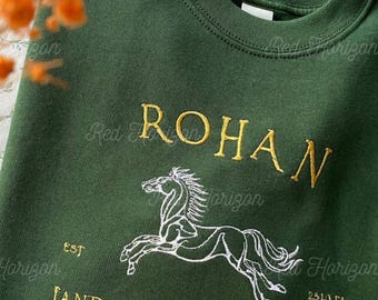 Rohan-Stickerei auf Hemd, Hoodie oder Sweatshirt – Das perfekte Geschenk für Fans von „Die zwei Türme“!