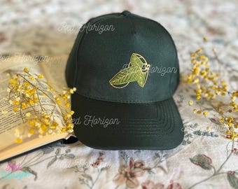 Lothlorien Embroidered Cap – Elven Forest Hat, Galadriel-Inspired Design
