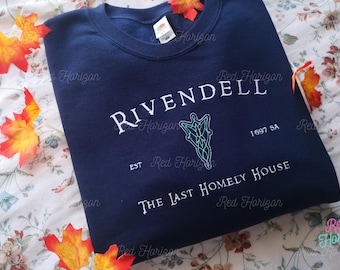 Rivendell Sweatshirt– Embroidered | Arwen Elvencore Fantasy Clothing for Tolkien Lovers