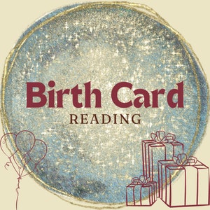 Lectura de cartas de nacimiento del tarot / idea de regalo de cumpleaños / lectura de cartas de cumpleaños / conoce tu personalidad / carta de nacimiento del tarot / ¿cuál es mi carta de nacimiento?