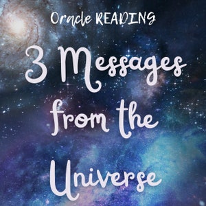 Lecture à l'aveugle / Que dois-je savoir ? / 3 messages pour moi / Messages des guides spirituels / 3 messages de l'univers / Messages de la carte Oracle