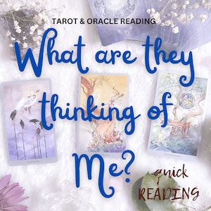 What is he thinking ? What is she / they thinking about me ? Exact thought reading / tarot / psychic reading