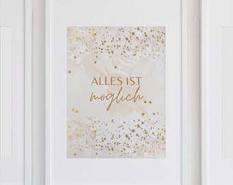Kunstdruk, minimalistische wandkunst, abstract kunstwerk, slaapkamerposter, eetkamerkunst, boho, motiverende poster, grote kunst,