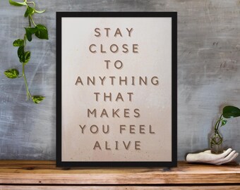 Boho Art Print – Minimalist Wall Art | Abstract Art for the Living Room & Bedroom | Large Print File | Modern Motivational Poster