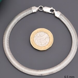 Pulsera de cadena de espiga de plata de ley 925 para mujer, cadena tobillera larga y gruesa con dije de serpiente, regalo de cumpleaños para mamá.