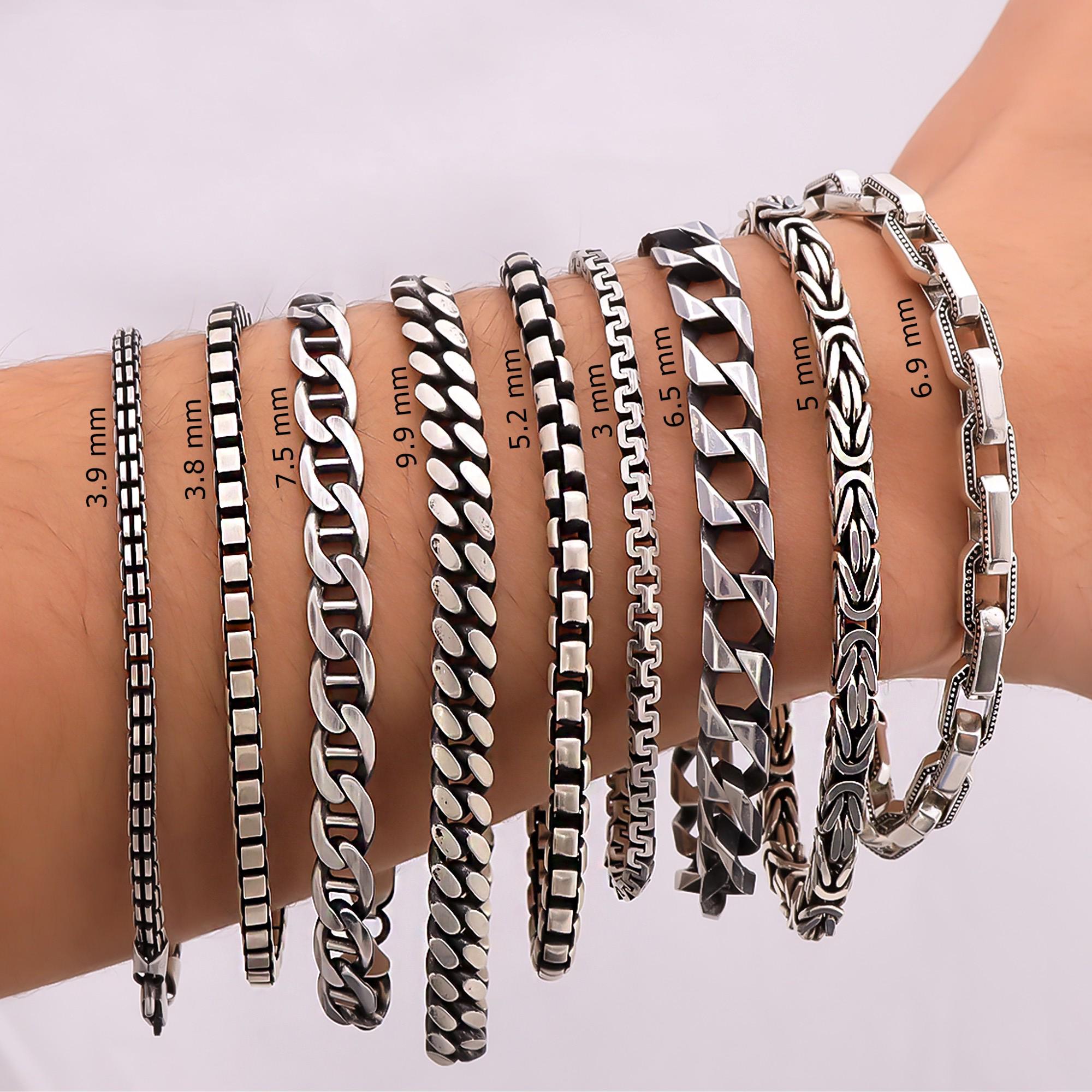 ヴィンテージ アンカーマリナーリンクブレスレット シルバー925 イギリス製