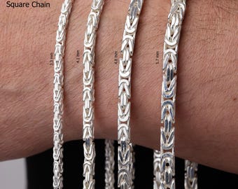 Beydodo - Bracciale Rigido da Uomo in Argento 999 con Drago e Fenice, 60 mm