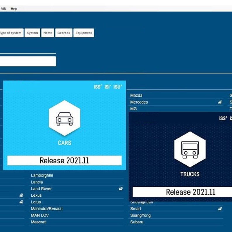 Version 2021.11 du logiciel de diagnostic pour voitures et camions Installation gratuite sur plusieurs ordinateurs image 2