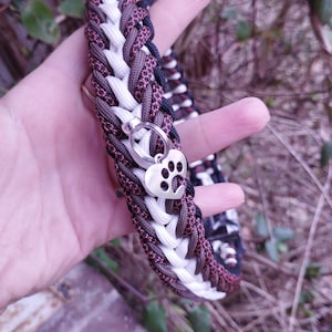 Paracord dog collar