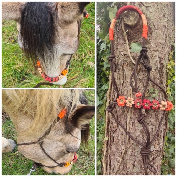 Ethological flower halter