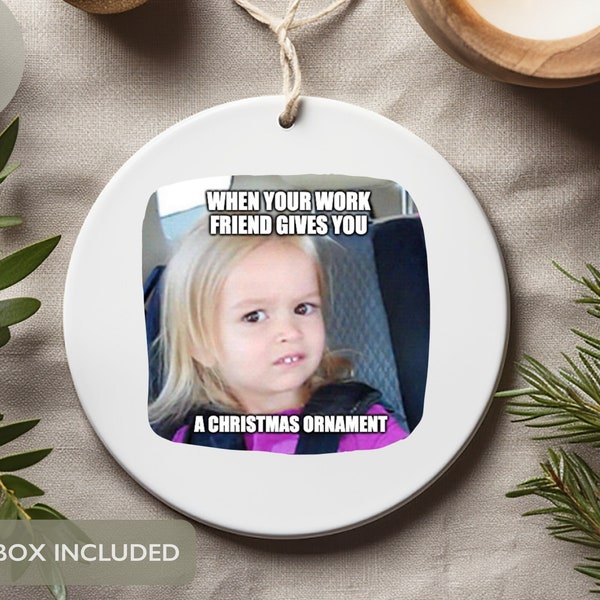 Funny Work Christmas Ornament Etsy